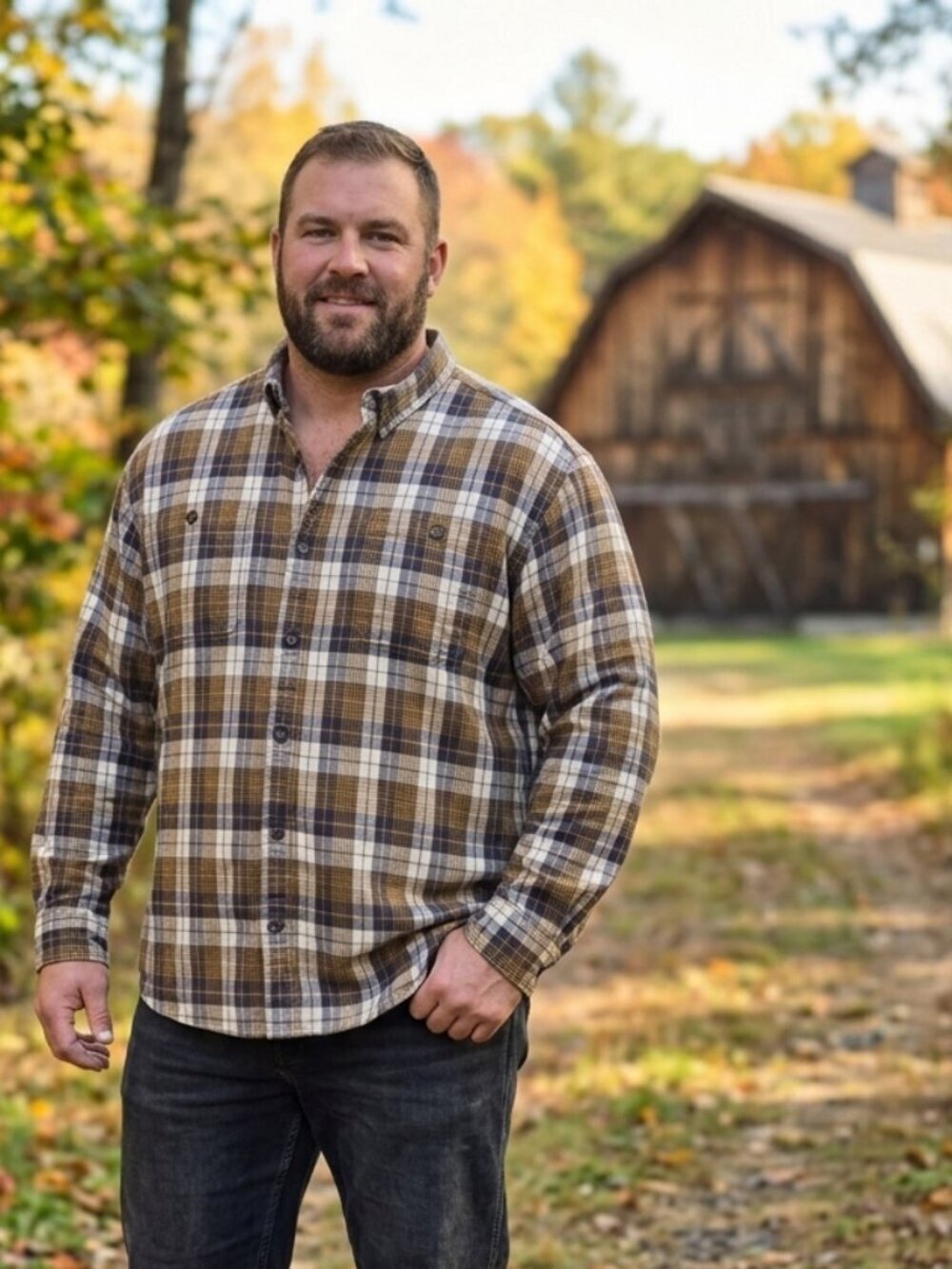 Duluth Trading Co. Free Swingin' Flannel | Big & Tall Plaid Shirt 3XLT